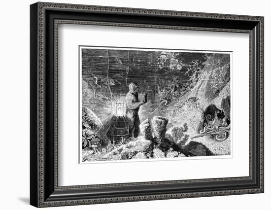 Underwater Photography, 19th Century-Science Photo Library-Framed Photographic Print