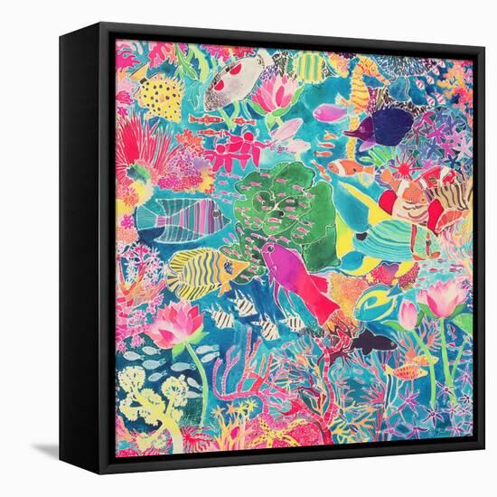 Underwater Rainbow, 1993-Hilary Simon-Framed Premier Image Canvas