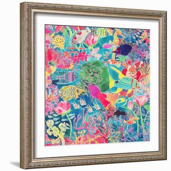 Underwater Rainbow, 1993-Hilary Simon-Framed Giclee Print