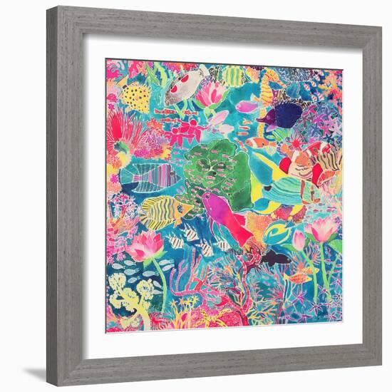 Underwater Rainbow, 1993-Hilary Simon-Framed Giclee Print