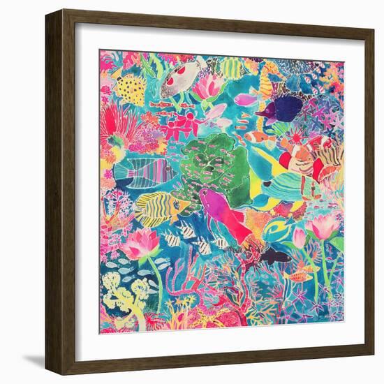 Underwater Rainbow, 1993-Hilary Simon-Framed Giclee Print