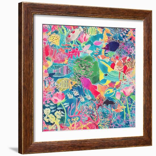 Underwater Rainbow, 1993-Hilary Simon-Framed Giclee Print