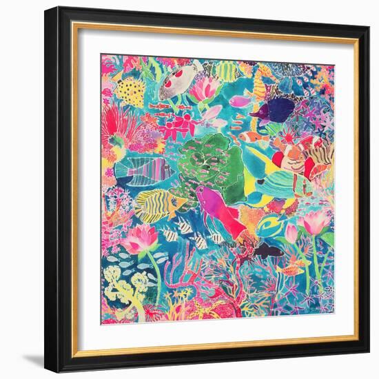 Underwater Rainbow, 1993-Hilary Simon-Framed Giclee Print