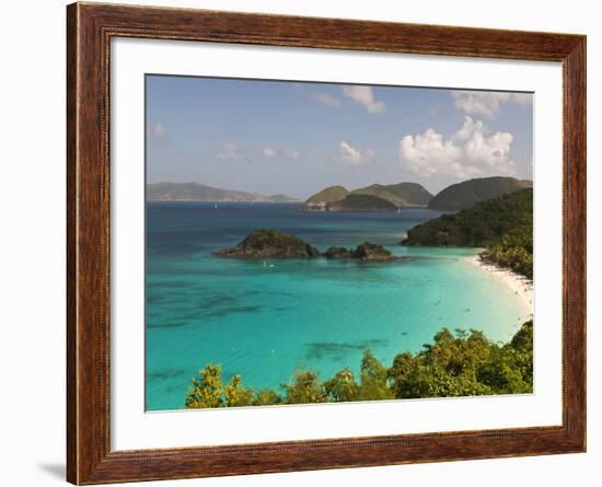 Underwater Snorkeling Trail, St John, United States Virgin Islands, USA, US Virgin Islands-Trish Drury-Framed Photographic Print