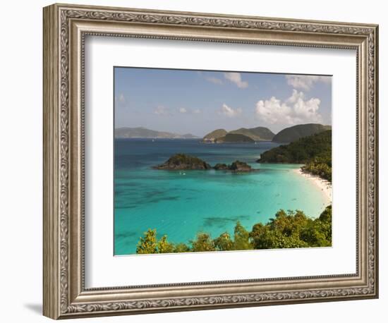 Underwater Snorkeling Trail, St John, United States Virgin Islands, USA, US Virgin Islands-Trish Drury-Framed Photographic Print