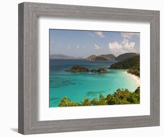 Underwater Snorkeling Trail, St John, United States Virgin Islands, USA, US Virgin Islands-Trish Drury-Framed Photographic Print