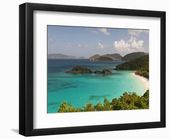 Underwater Snorkeling Trail, St John, United States Virgin Islands, USA, US Virgin Islands-Trish Drury-Framed Photographic Print