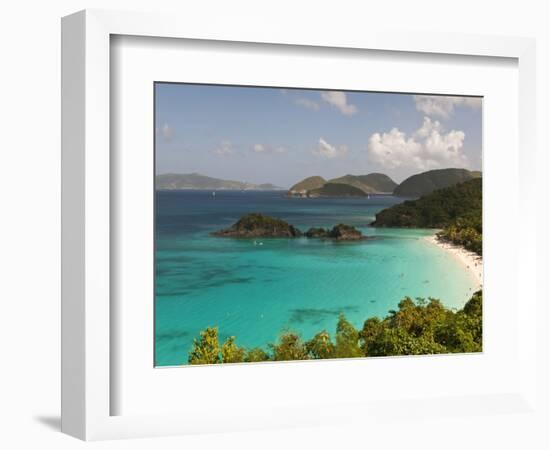 Underwater Snorkeling Trail, St John, United States Virgin Islands, USA, US Virgin Islands-Trish Drury-Framed Photographic Print