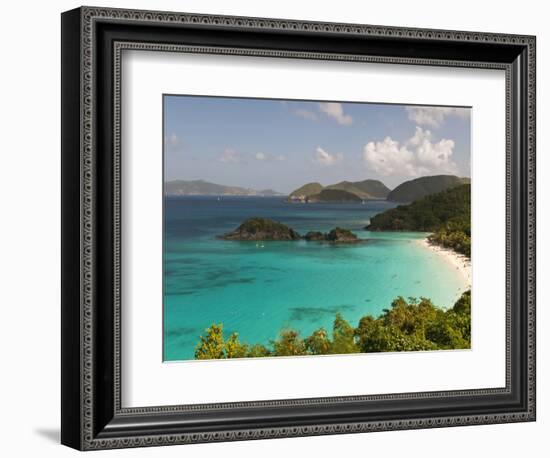 Underwater Snorkeling Trail, St John, United States Virgin Islands, USA, US Virgin Islands-Trish Drury-Framed Photographic Print