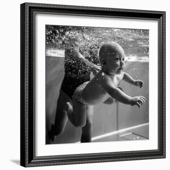 Underwater Swimming-Martin Krystynek-Framed Photographic Print