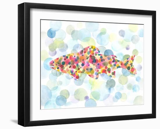 Underwater Trout-Kerstin Stock-Framed Art Print