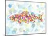 Underwater Trout-Kerstin Stock-Mounted Art Print