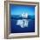Underwater View of Iceberg with Beautiful Transparent Sea on Background-Alones-Framed Photographic Print