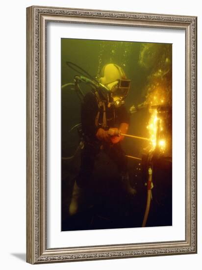 Underwater Welding-Louise Murray-Framed Photographic Print