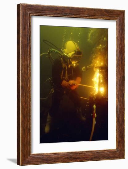 Underwater Welding-Louise Murray-Framed Photographic Print