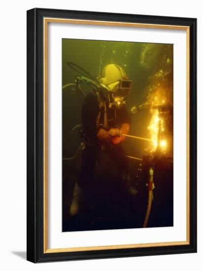 Underwater Welding-Louise Murray-Framed Photographic Print