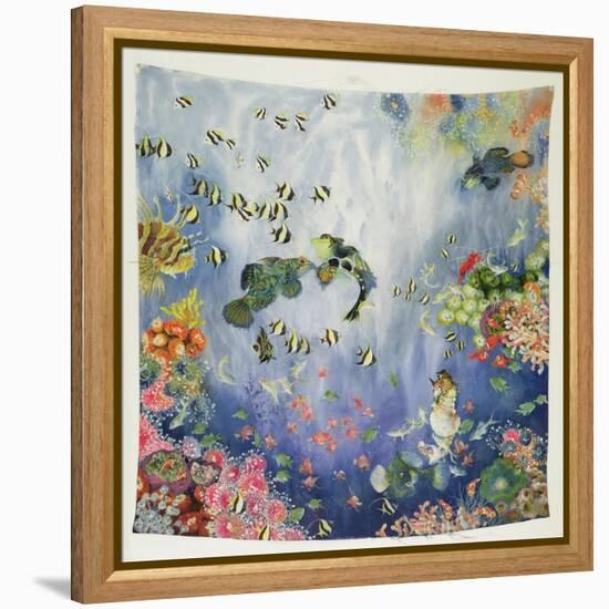 Underwater World I, 1996-Odile Kidd-Framed Premier Image Canvas