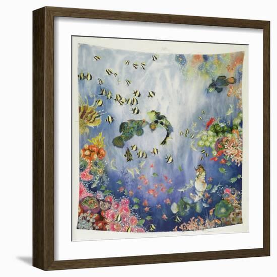 Underwater World I, 1996-Odile Kidd-Framed Giclee Print