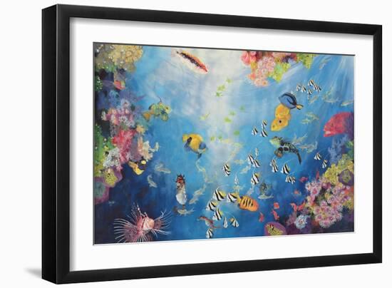 Underwater World II, 1998-Odile Kidd-Framed Premium Giclee Print