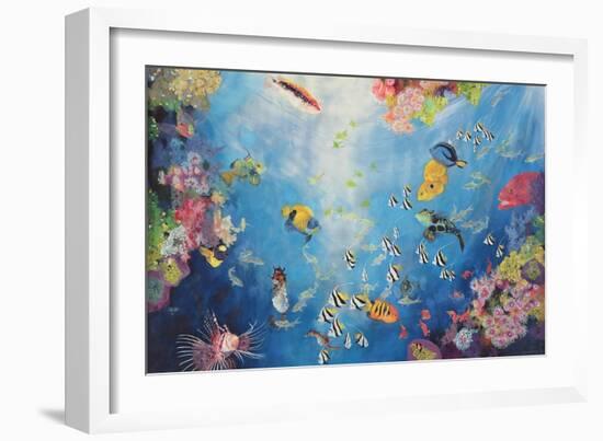 Underwater World II, 1998-Odile Kidd-Framed Premium Giclee Print