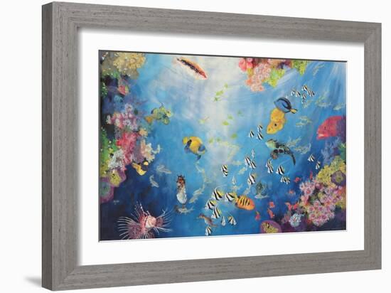 Underwater World II, 1998-Odile Kidd-Framed Giclee Print