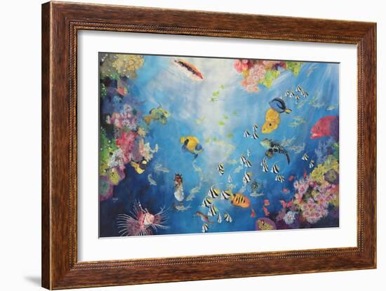 Underwater World II, 1998-Odile Kidd-Framed Giclee Print