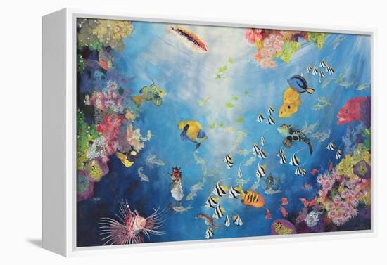 Underwater World II, 1998-Odile Kidd-Framed Premier Image Canvas