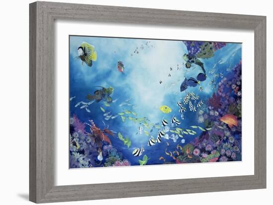 Underwater World III, 2002-Odile Kidd-Framed Giclee Print