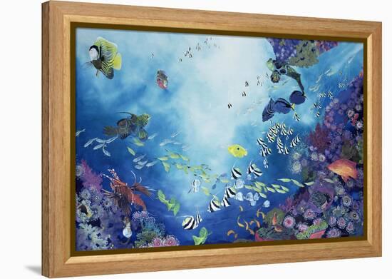 Underwater World III, 2002-Odile Kidd-Framed Premier Image Canvas