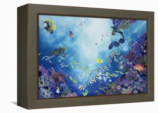 Underwater World III, 2002-Odile Kidd-Framed Premier Image Canvas