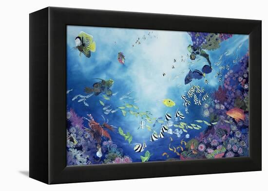 Underwater World III, 2002-Odile Kidd-Framed Premier Image Canvas