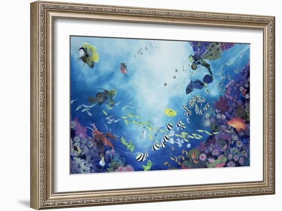 Underwater World III, 2002-Odile Kidd-Framed Premium Giclee Print