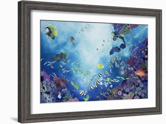 Underwater World III, 2002-Odile Kidd-Framed Premium Giclee Print