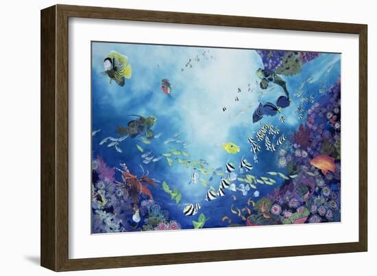 Underwater World III, 2002-Odile Kidd-Framed Premium Giclee Print