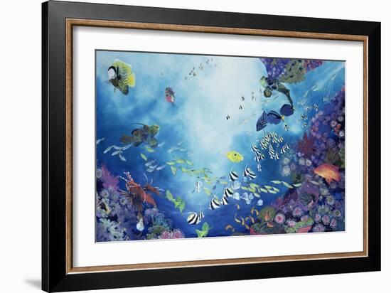 Underwater World III, 2002-Odile Kidd-Framed Premium Giclee Print