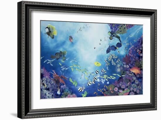 Underwater World III, 2002-Odile Kidd-Framed Premium Giclee Print