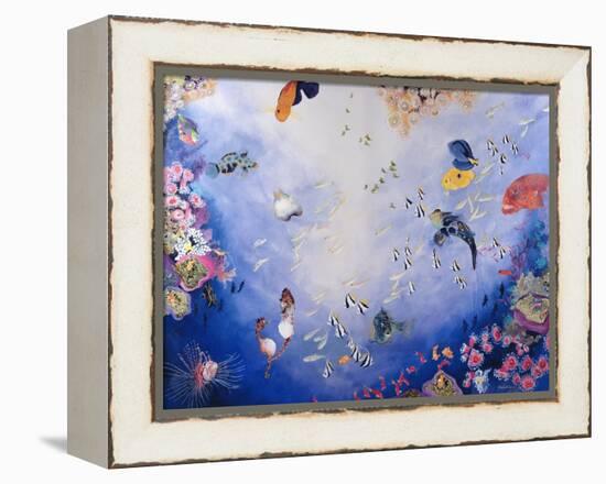 Underwater World IV-Odile Kidd-Framed Premier Image Canvas