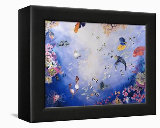 Underwater World IV-Odile Kidd-Framed Premier Image Canvas