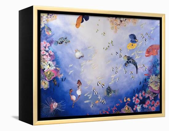 Underwater World IV-Odile Kidd-Framed Premier Image Canvas