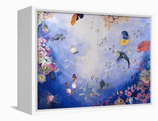 Underwater World IV-Odile Kidd-Framed Premier Image Canvas