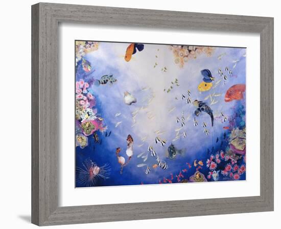 Underwater World IV-Odile Kidd-Framed Giclee Print