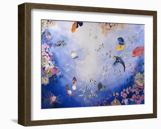 Underwater World IV-Odile Kidd-Framed Giclee Print