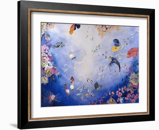 Underwater World IV-Odile Kidd-Framed Giclee Print