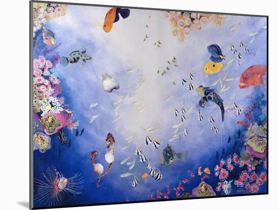 Underwater World IV-Odile Kidd-Mounted Giclee Print