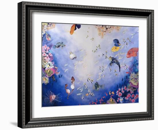 Underwater World IV-Odile Kidd-Framed Giclee Print