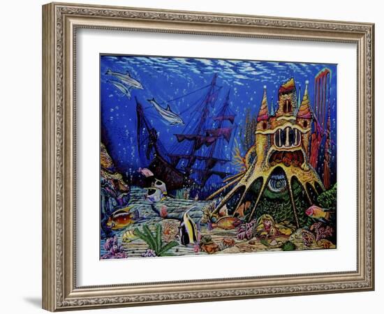 Underwater World-Martin Nasim-Framed Giclee Print