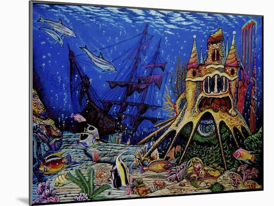 Underwater World-Martin Nasim-Mounted Giclee Print