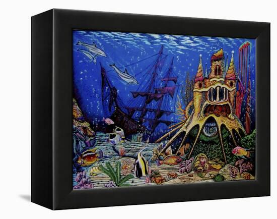 Underwater World-Martin Nasim-Framed Premier Image Canvas