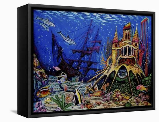 Underwater World-Martin Nasim-Framed Premier Image Canvas