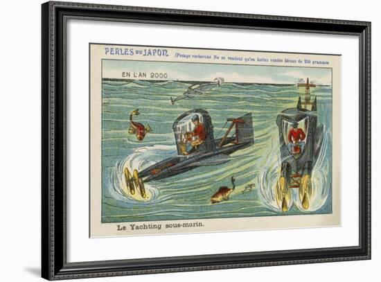 Underwater Yachting in the Year 2000-null-Framed Giclee Print